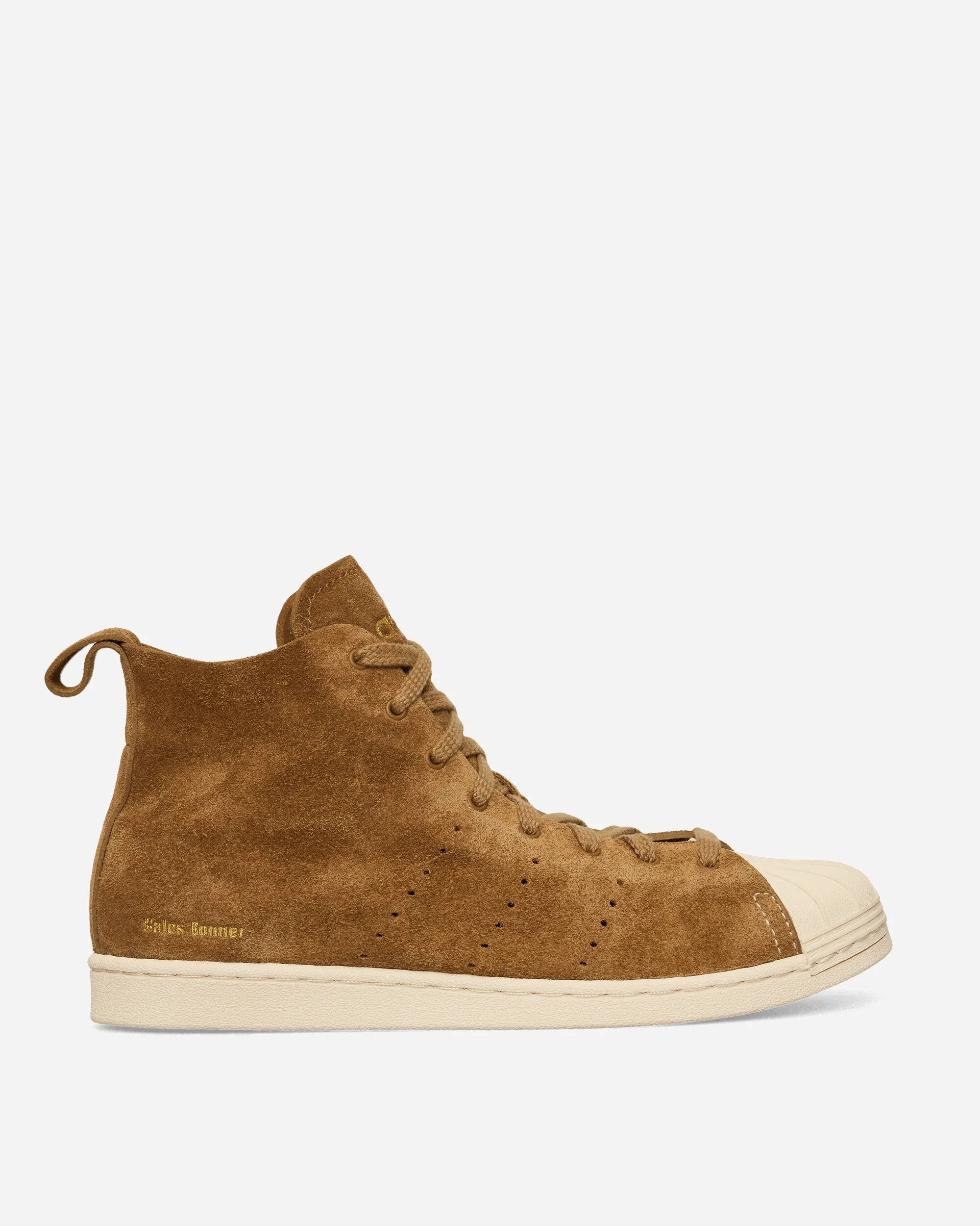 Wales Bonner Superstar High Sneakers Brown / Wonder White Flexible Fit