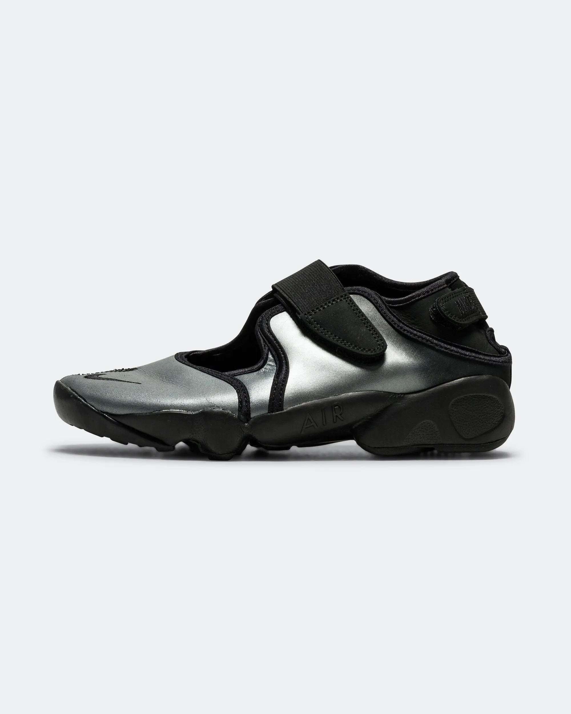 Womens Air Rift - Metallic Silver/Black Slip Resistant Stable