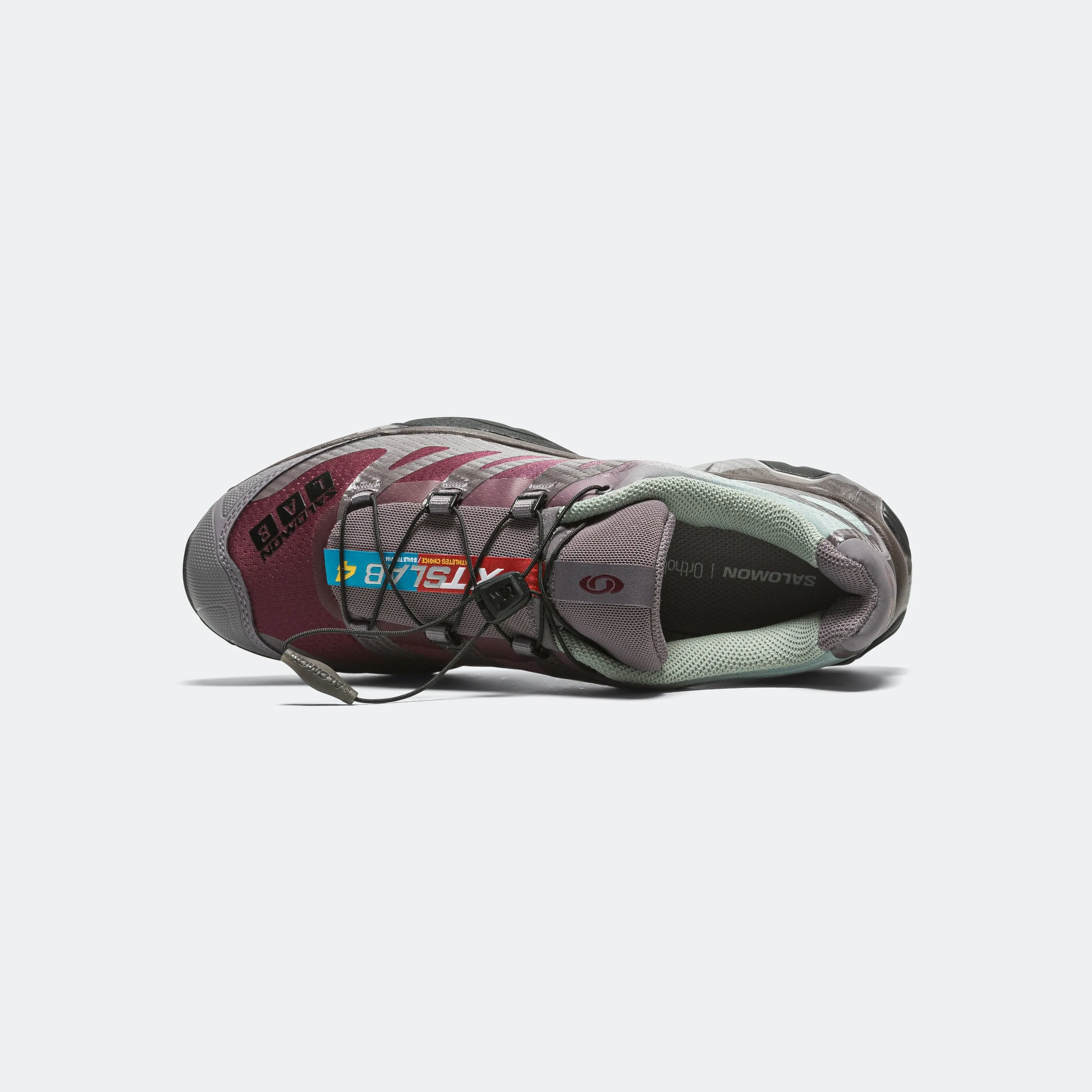 XT-4 OG - Excalibur/Green Milieu-Tawny Port Friction Free Laces ShockAbsorbing