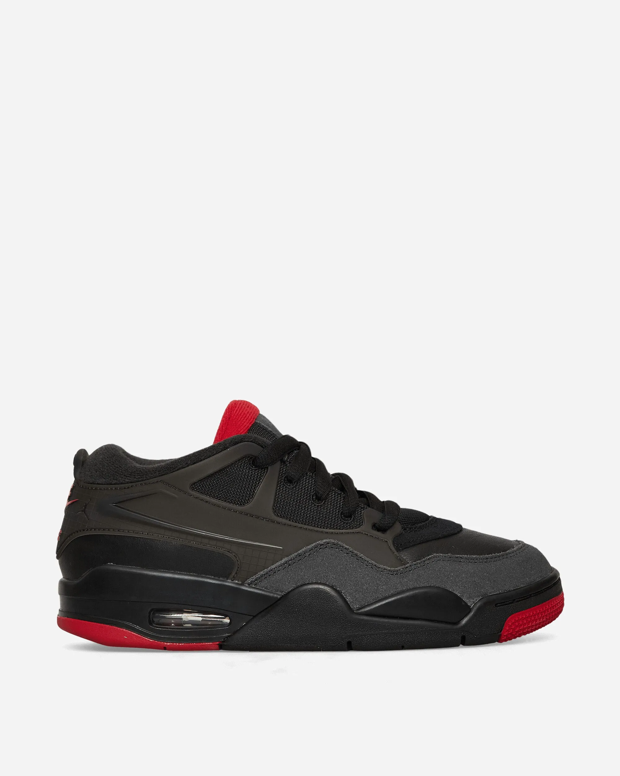 Air Jordan 4 RM Sneakers Black / Varsity Red Travel Ease Meadow Run