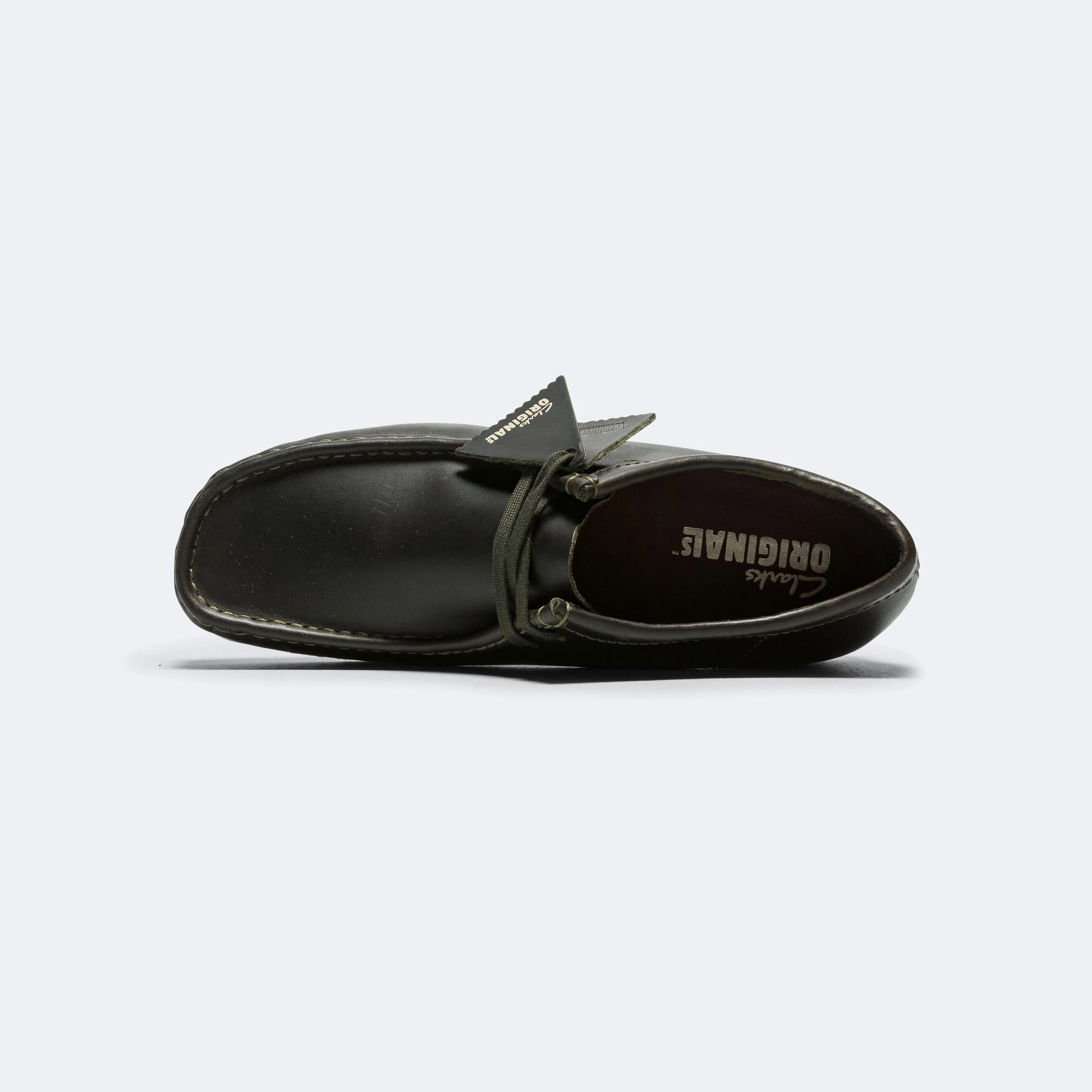 Abrasion Shield Classic Silhouette Wallabee - Forest Green Leather