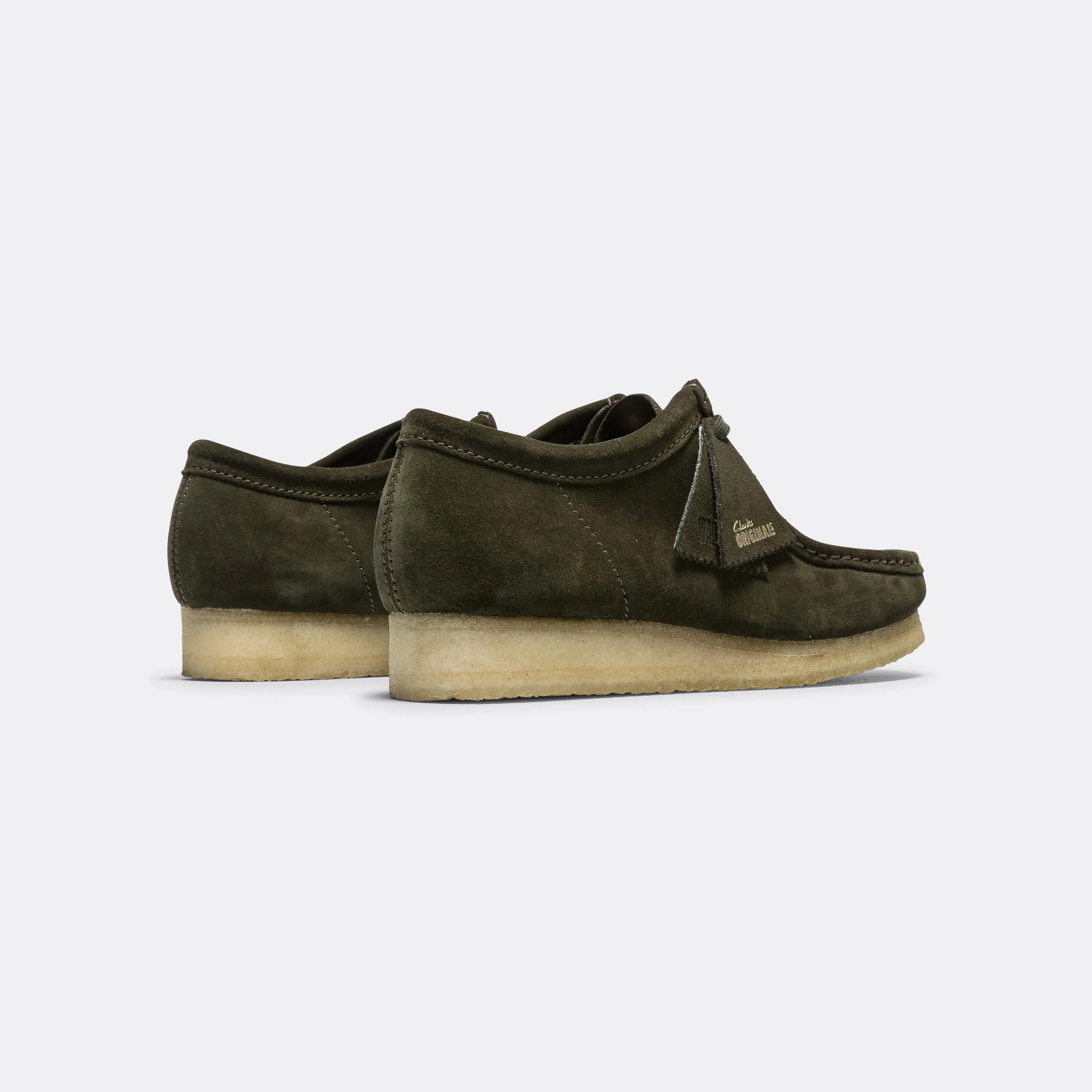 Elastic Wallabee - Forest Green Suede
