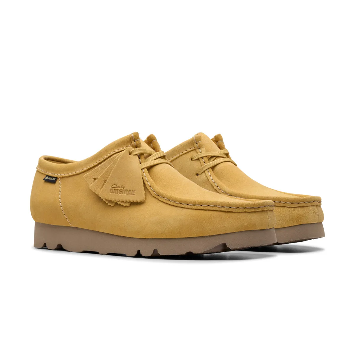 Rocker sole geometry Sculpted comfort Wallabee GORE-TEX 'Golden Tan Suede'