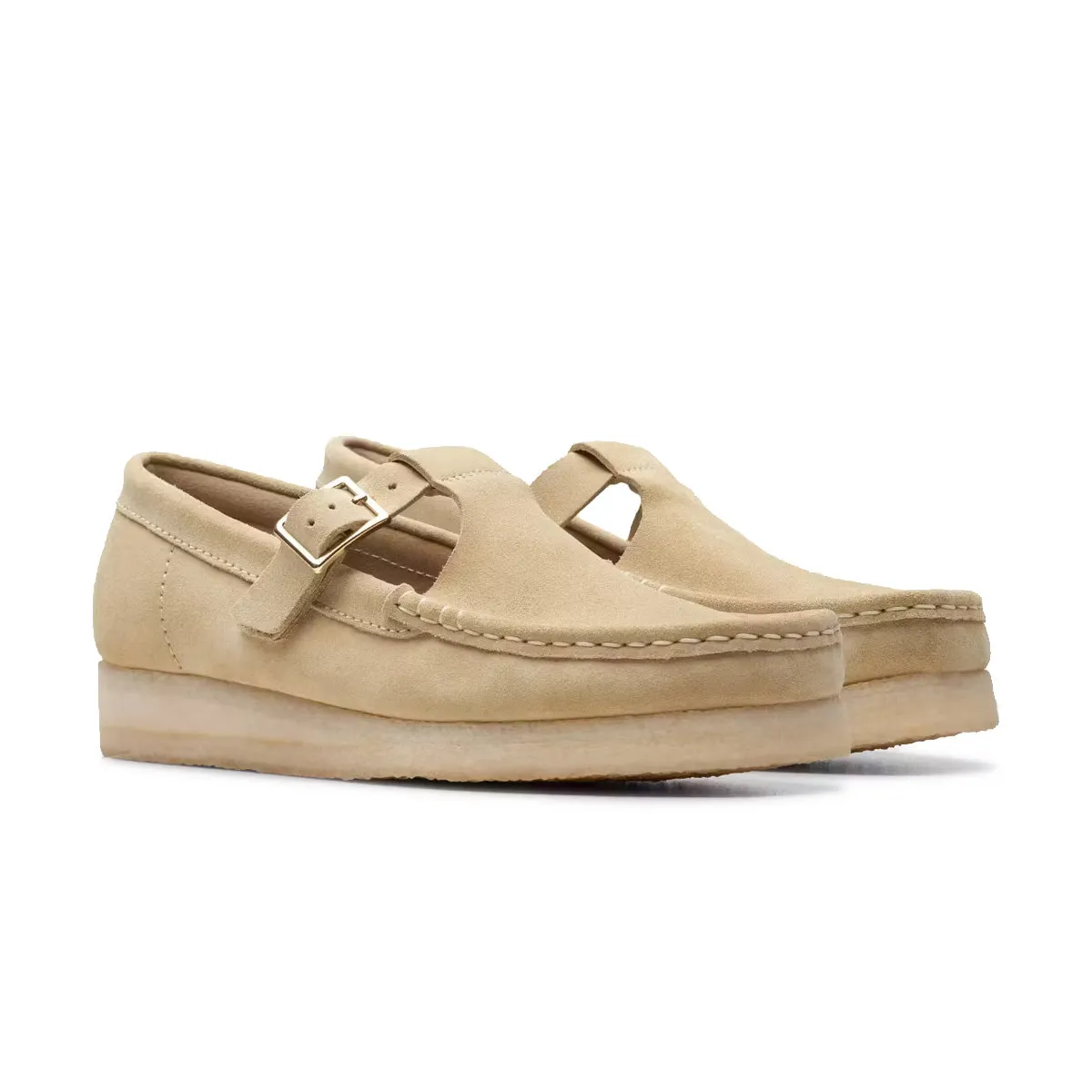 Oxford Style Wallabee T Bar 'Maple Suede'
