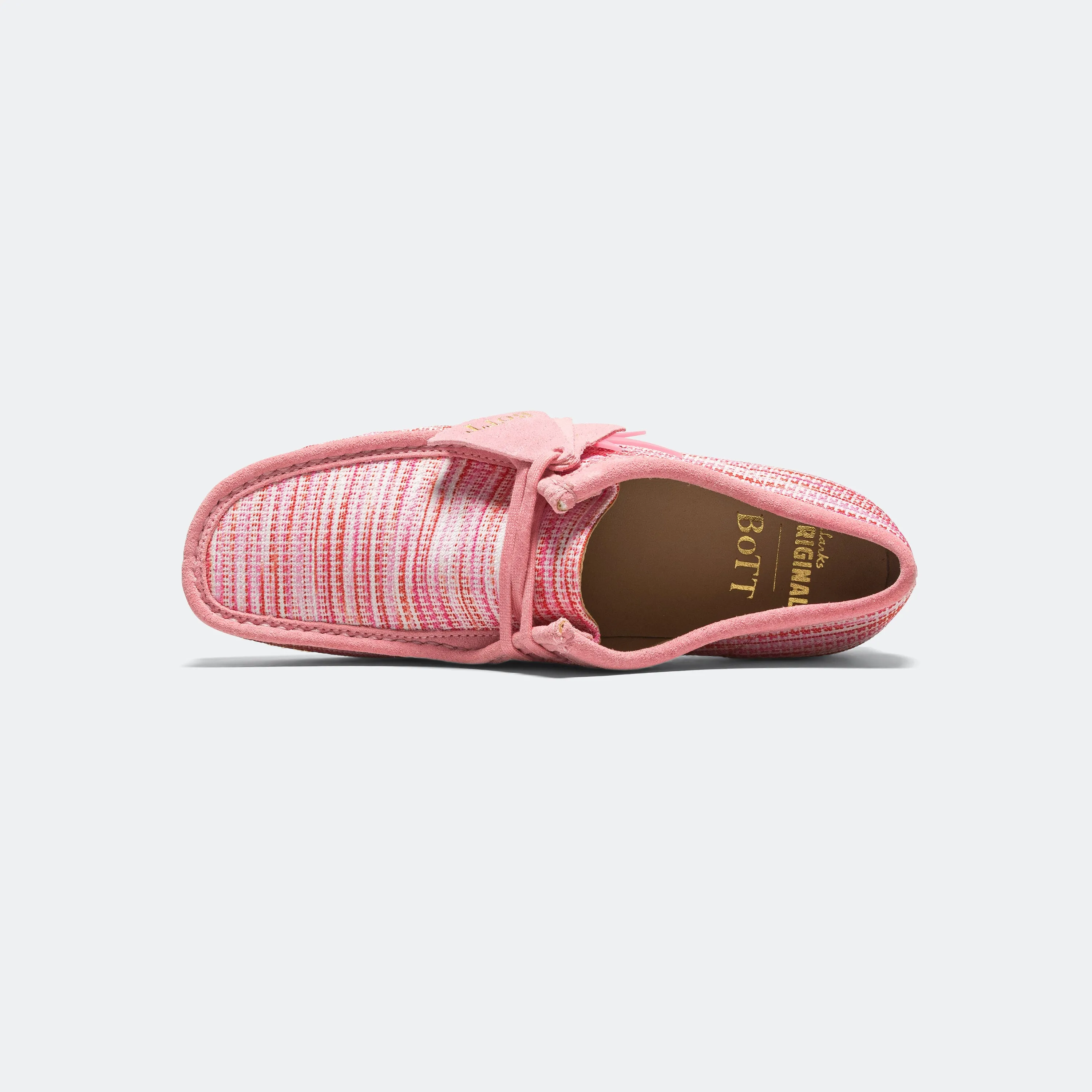 Impact Safe Ankle Support Features Wallabee x BoTT - Pink Interest