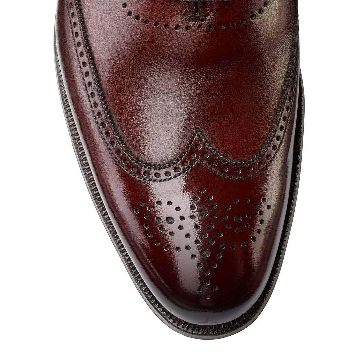 Charcoal Oxfords All Day Fit Canterbury Chestnut Antique Calf