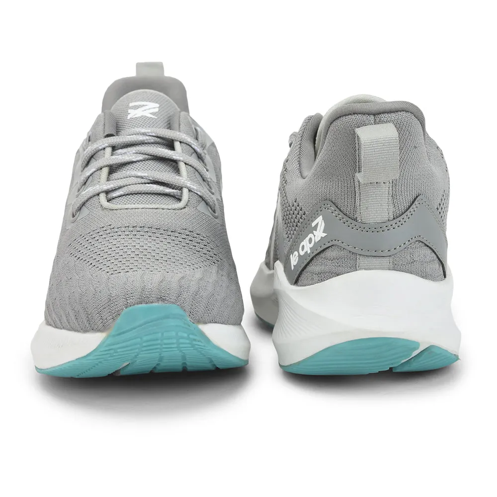 running in a color run shoes Leap7x Lacing Sports Shoes For Men (Grey) CHALANGE-2 By Liberty