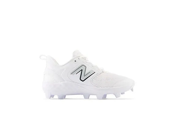 quick-drying New Balance Men's Fresh Foam 3000 V6 Molded Baseball Cleats - White - PL3000W6