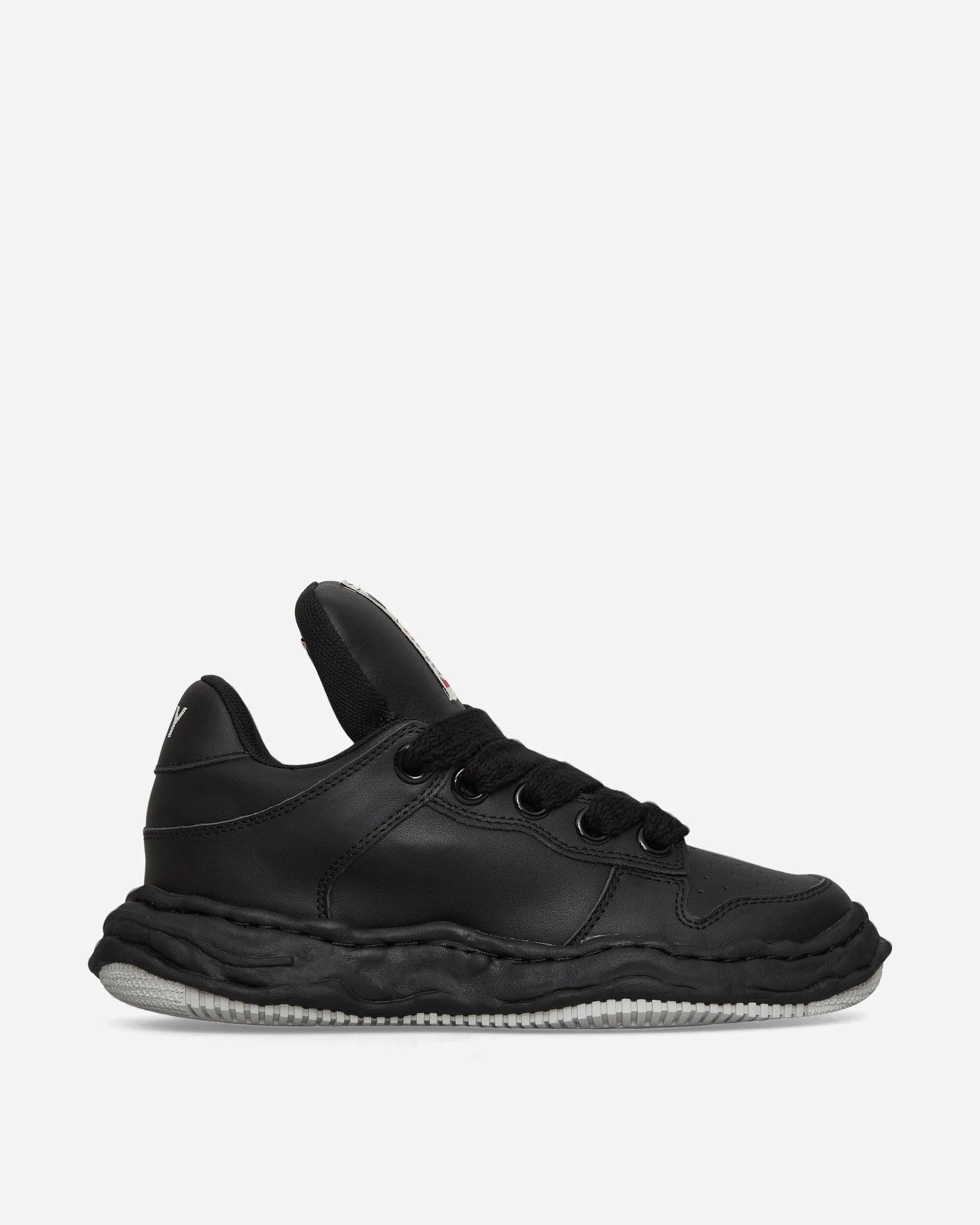 Ultra Breathable Wayne Puffer OG Sole Leather Low Sneakers Black