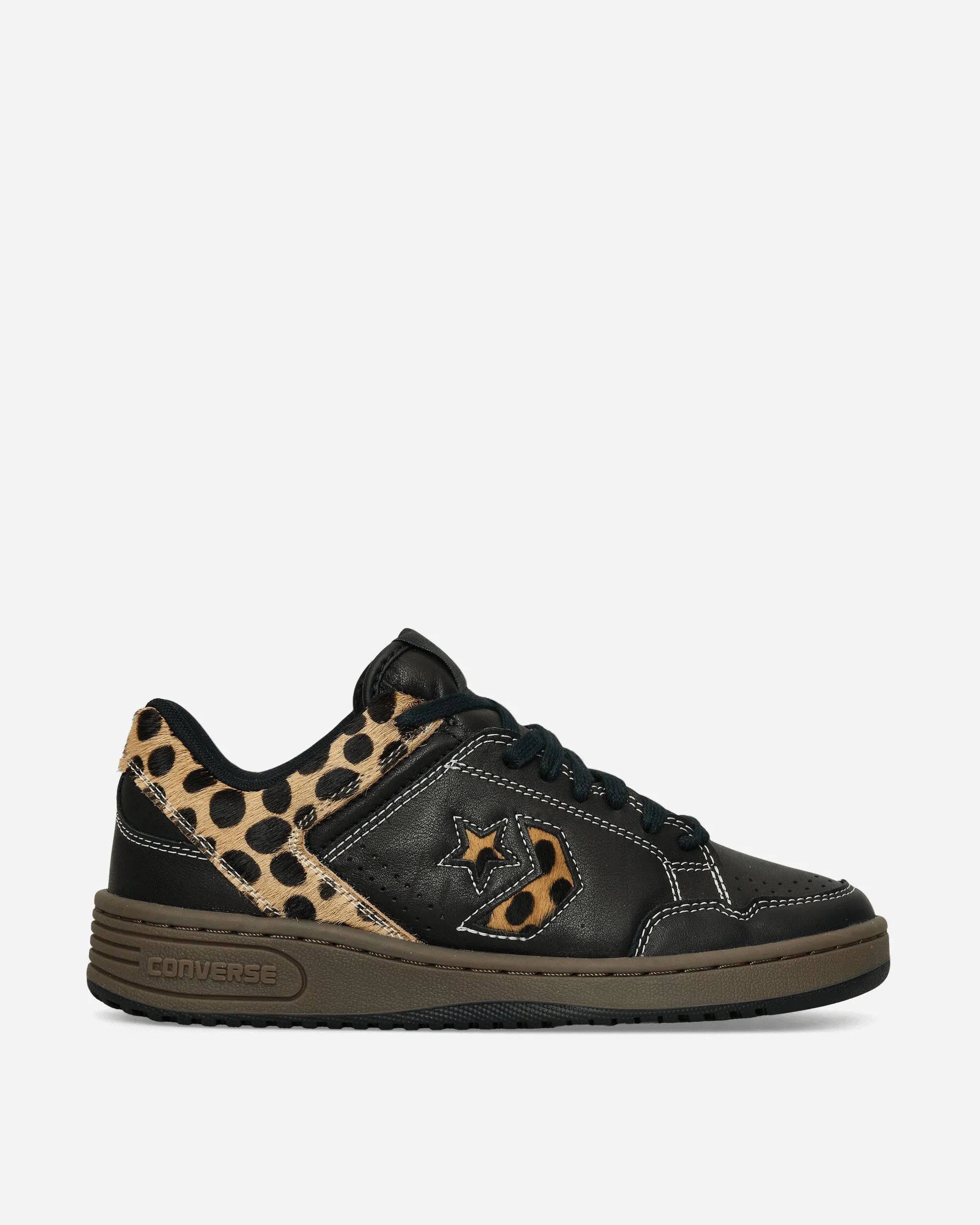 Warm Interior Follow Hike Weapon Pony Hair Sneakers Black
