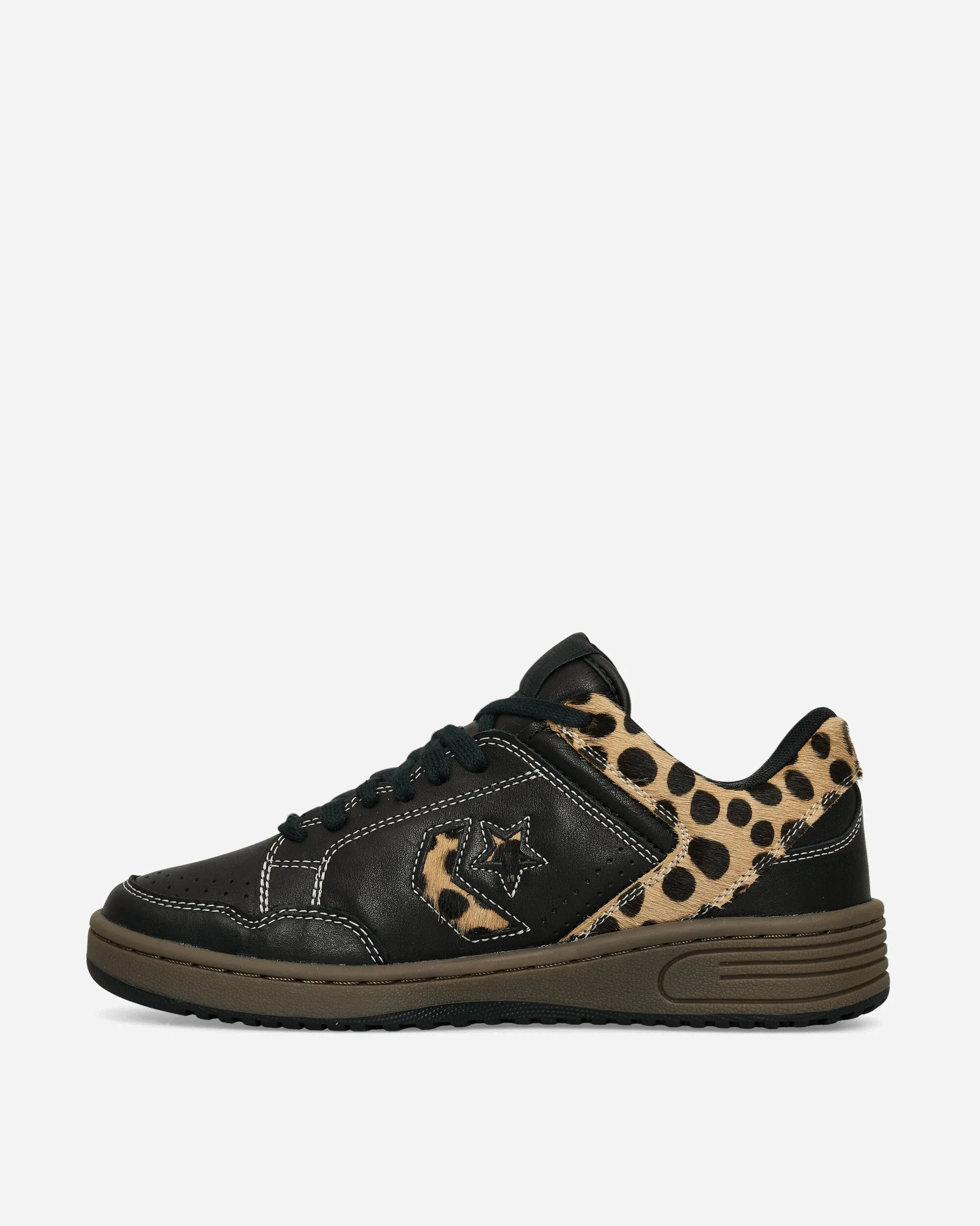 Weapon Pony Hair Sneakers Black Travel Daily