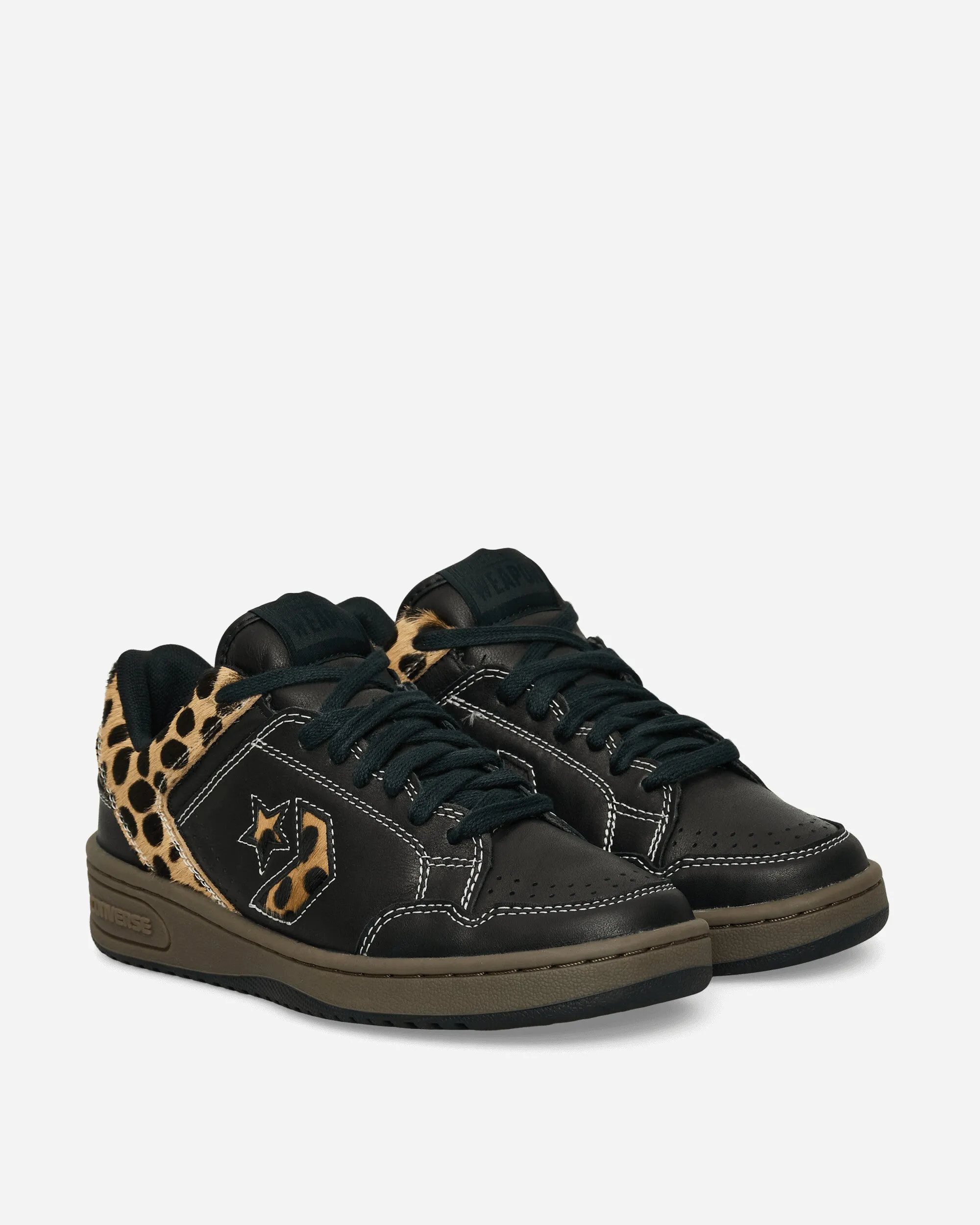 Weapon Pony Hair Sneakers Black Outdoor Lifestyle Trendy Fit