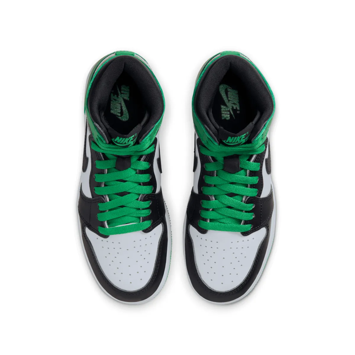 Kid??s Air Jordan 1 Retro High OG 'Lucky Green' Running Inspired