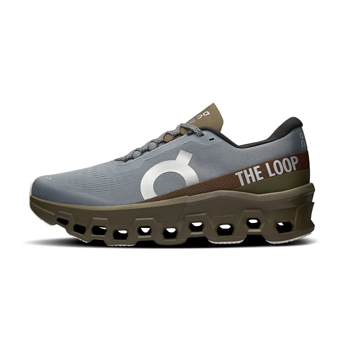 Iconic Ease Training Run   PLEASURES   The LOOP Running Supply Wmns Cloudmonster 2 'Mist Olive'