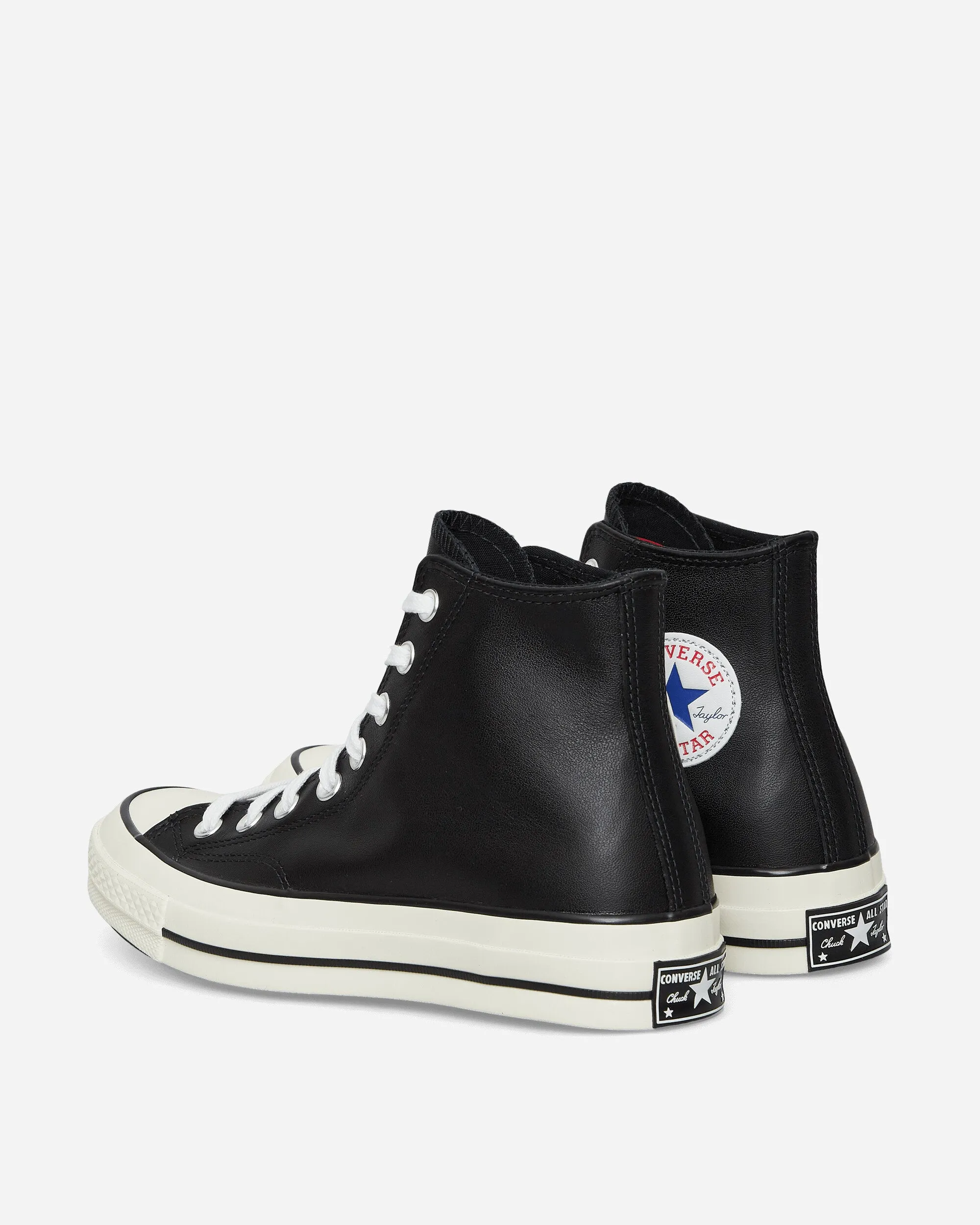 Show Time Chuck 70 Hi Leather Sneakers Black
