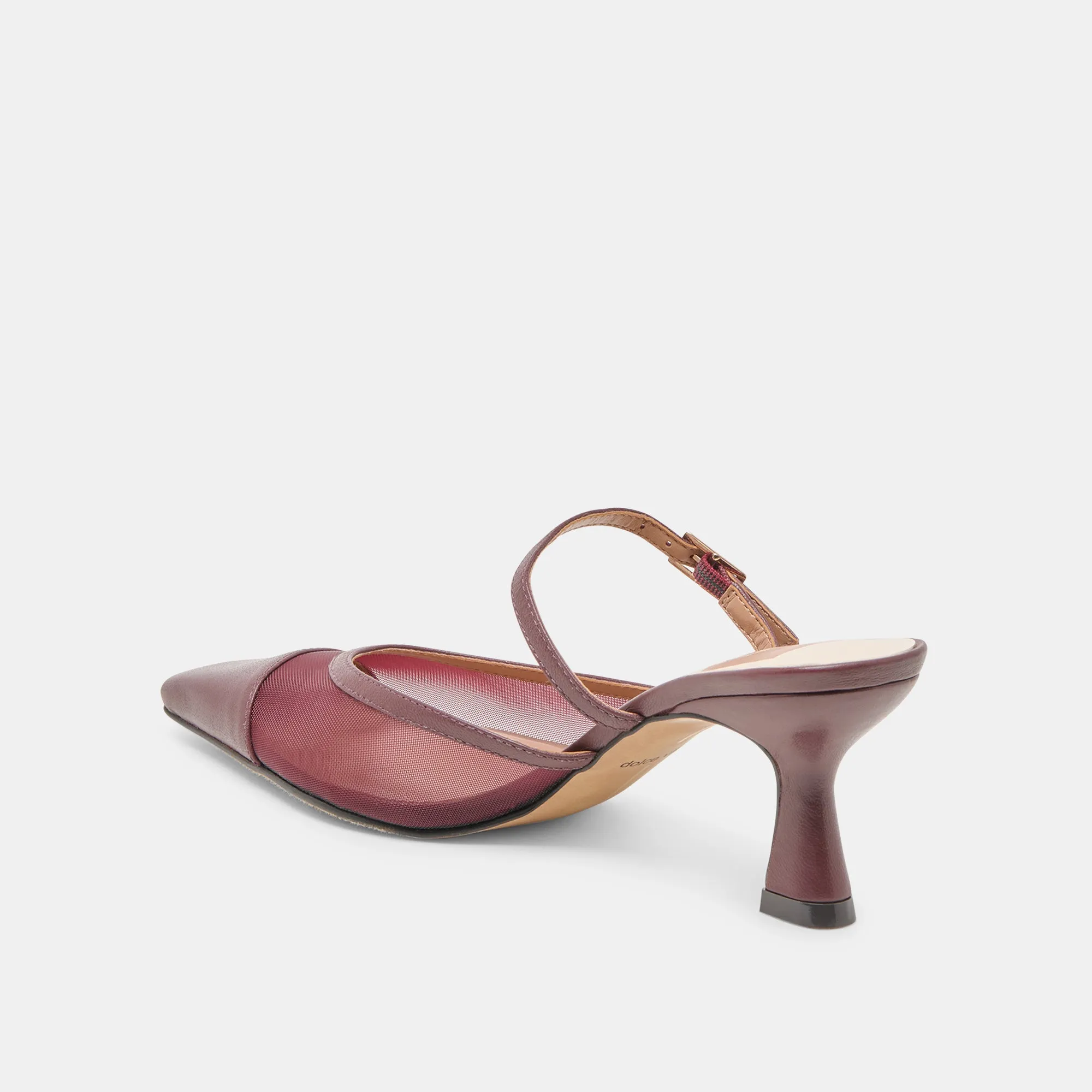 Casual Day Heels LOYD HEELS BURGUNDY MESH