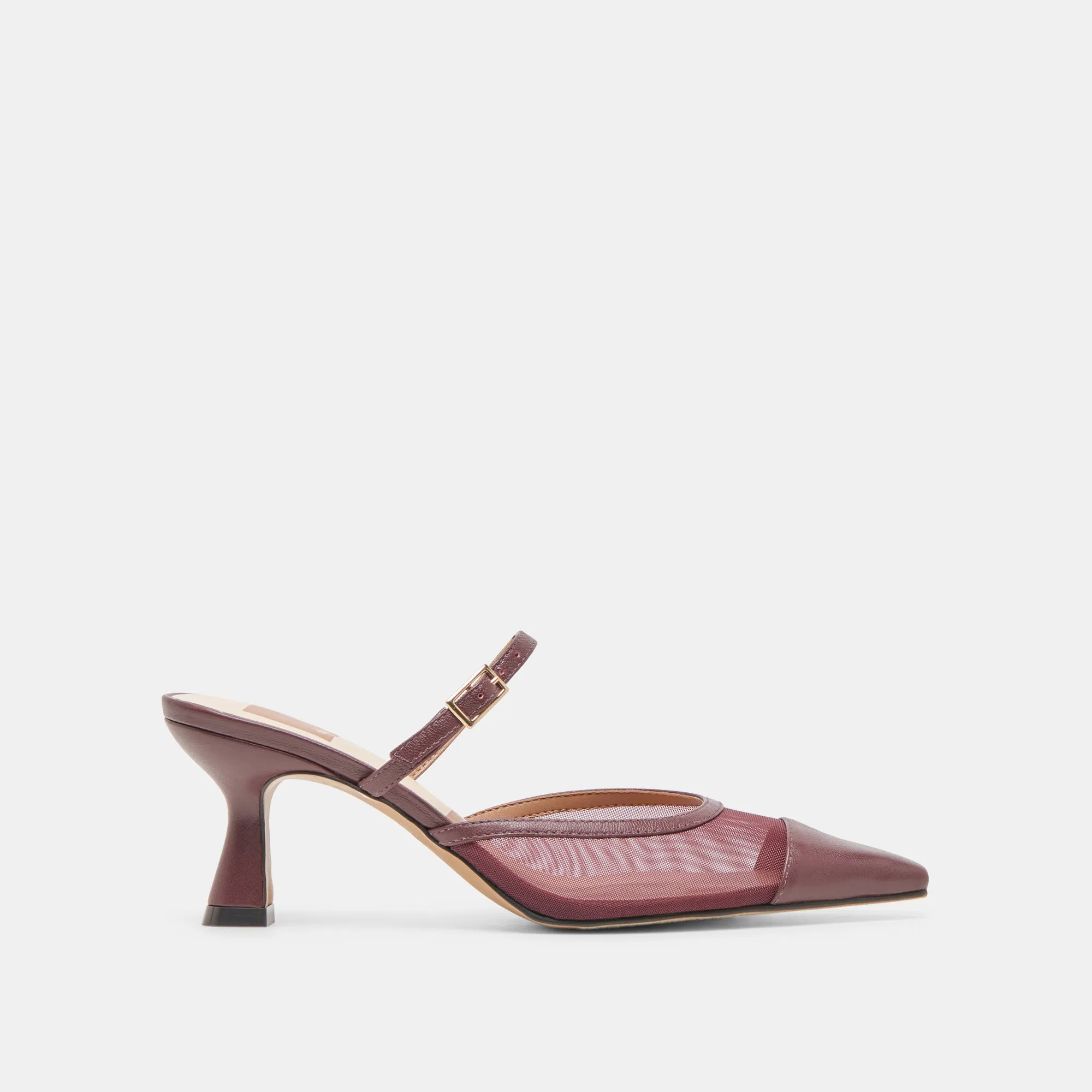Pointed Pumps LOYD HEELS BURGUNDY MESH