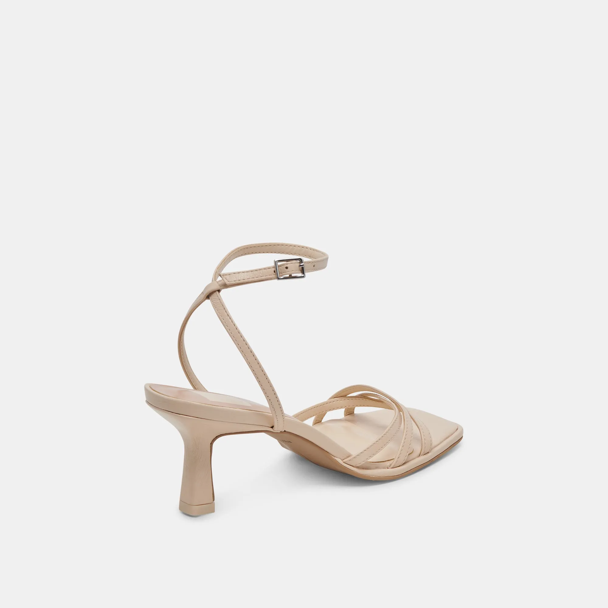 Ballet-Inspired Heels MANJI HEELS BONE PATENT LEATHER