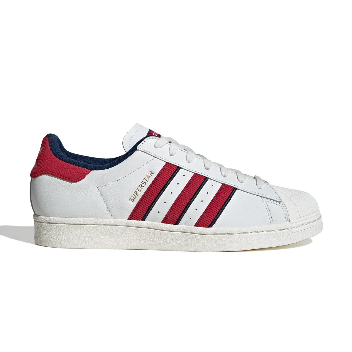Superstar 'White Team Victory Red Night Indigo' Track Fit Compression Knit Upper