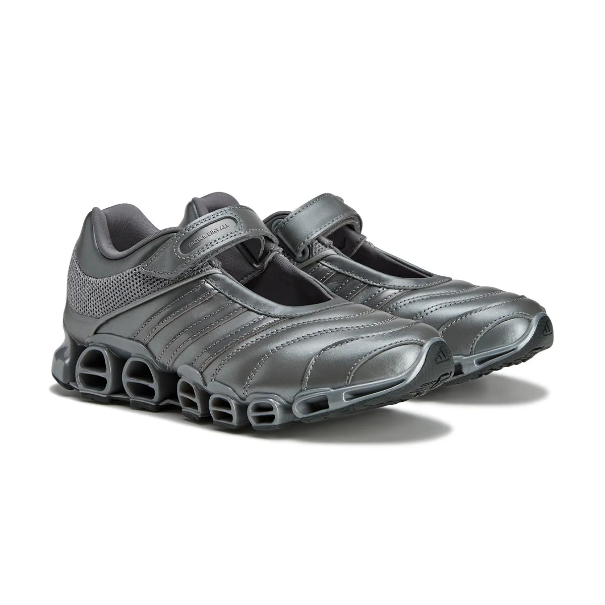 Platform Sole   Taqwa Bint Ali Megaride Mary-Jane 'Iron Metallic'