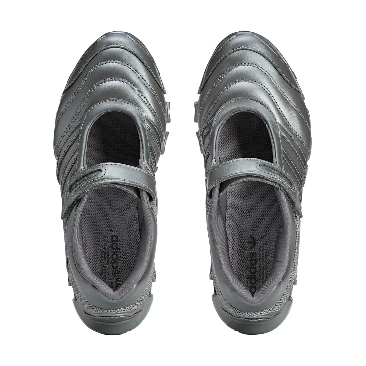   Taqwa Bint Ali Megaride Mary-Jane 'Iron Metallic' Neutral Base