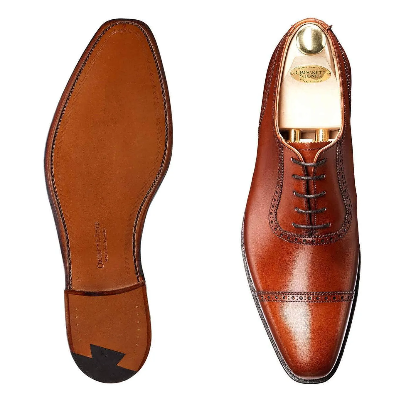 Westbourne Chestnut Burnished Calf Stylish Slip On