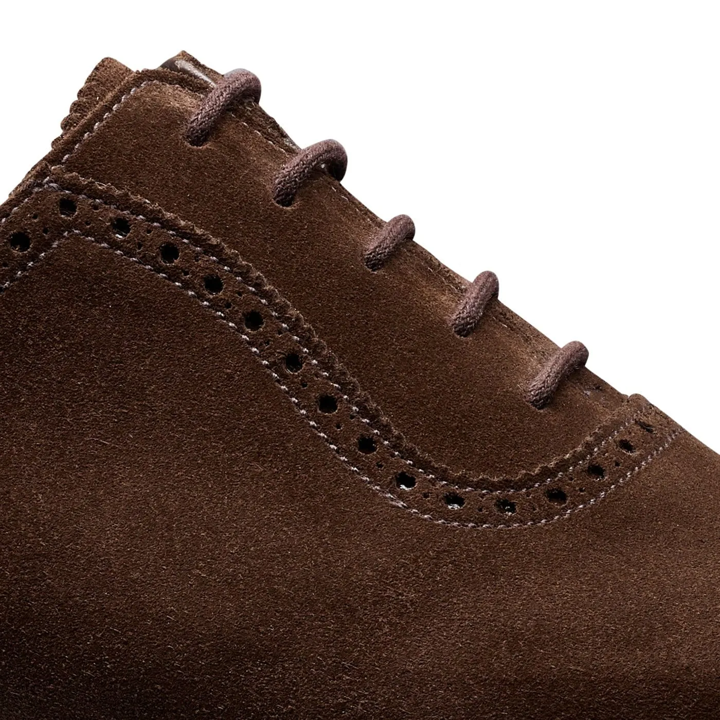 Westbourne Dark Brown Calf Suede Heel Support Stylish Leather Step