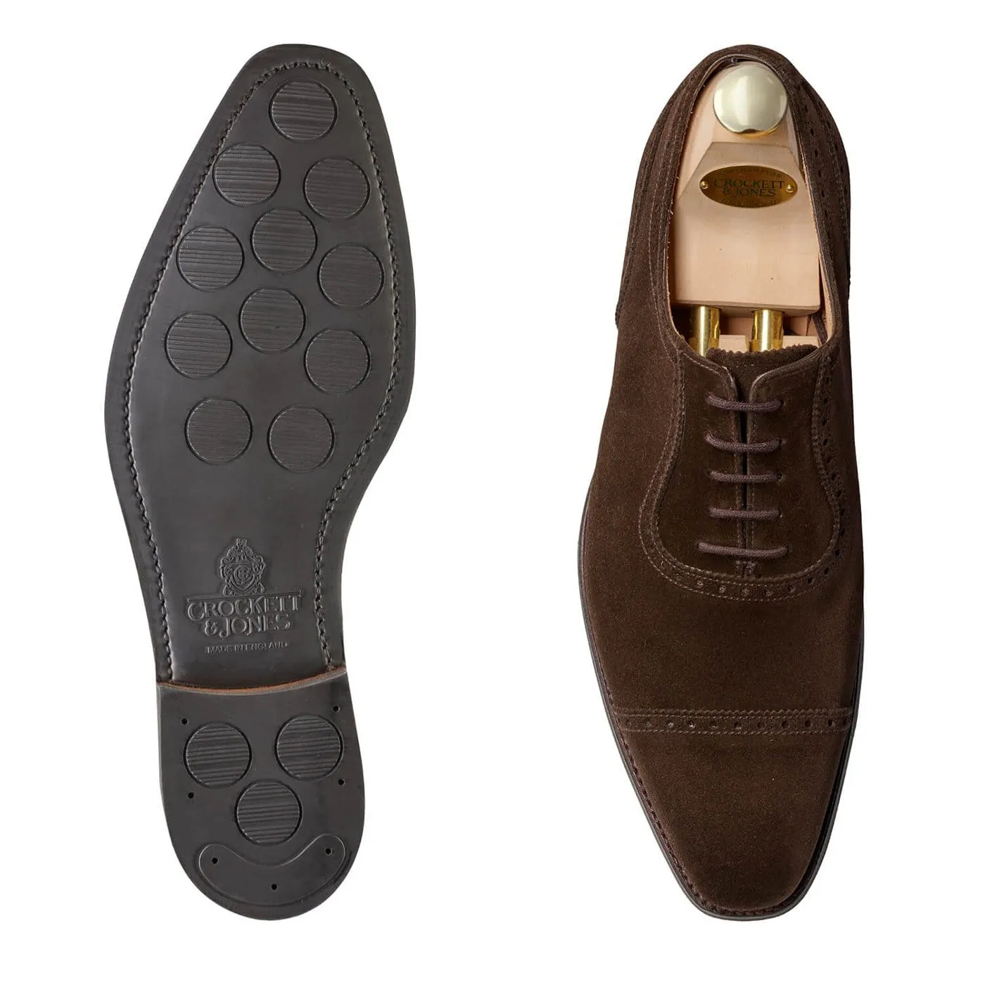 Westbourne Dark Brown Calf Suede Professional Step