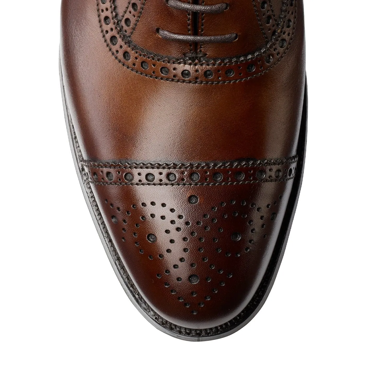Westfield Dark Brown Burnished Calf Leather Style Office Wear