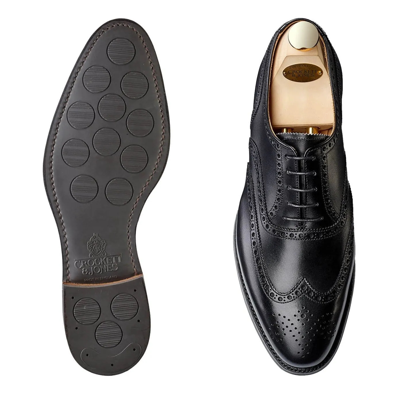 Westgate 2 Black Calf Simple Wear Designer Oxfords