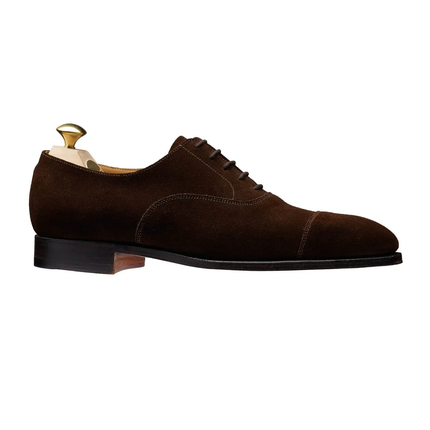 Connaught Dark Brown Suede Comfortable Arch