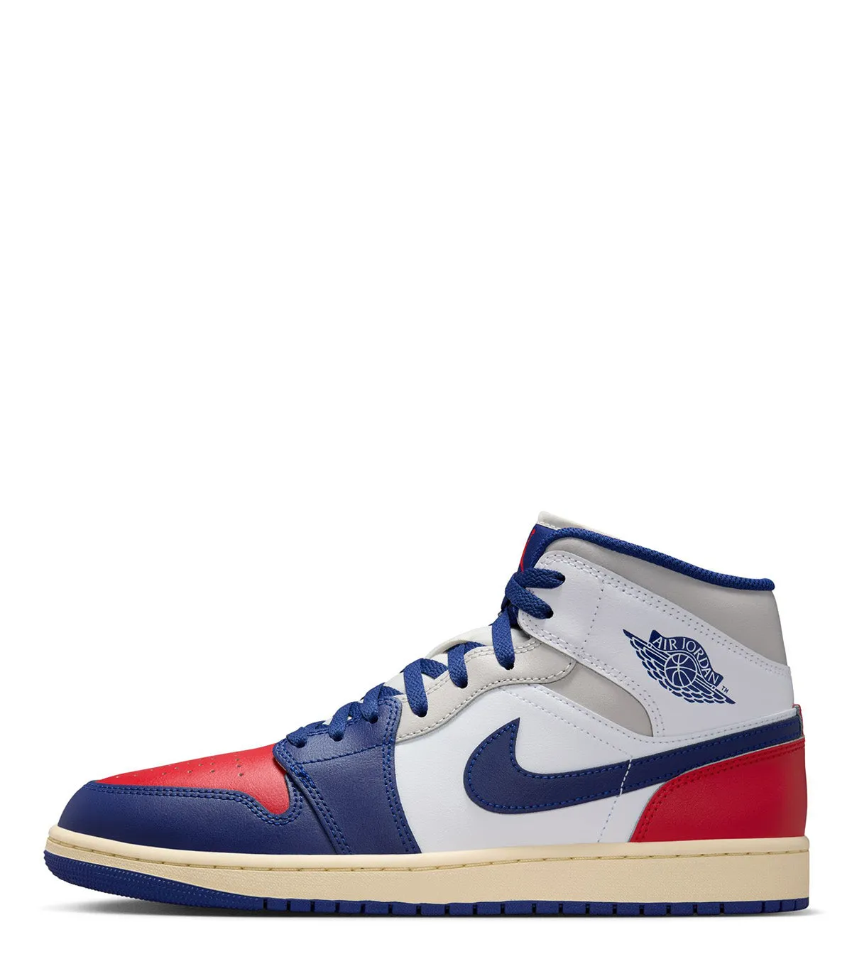 Jordan Air Jordan 1 Mid Blue Red least outdoor