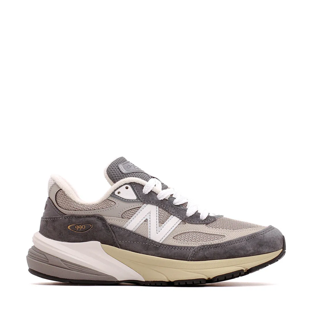 running in rainy weather unisex usability New Balance Unisex 990v6 Castlerock U990GR6