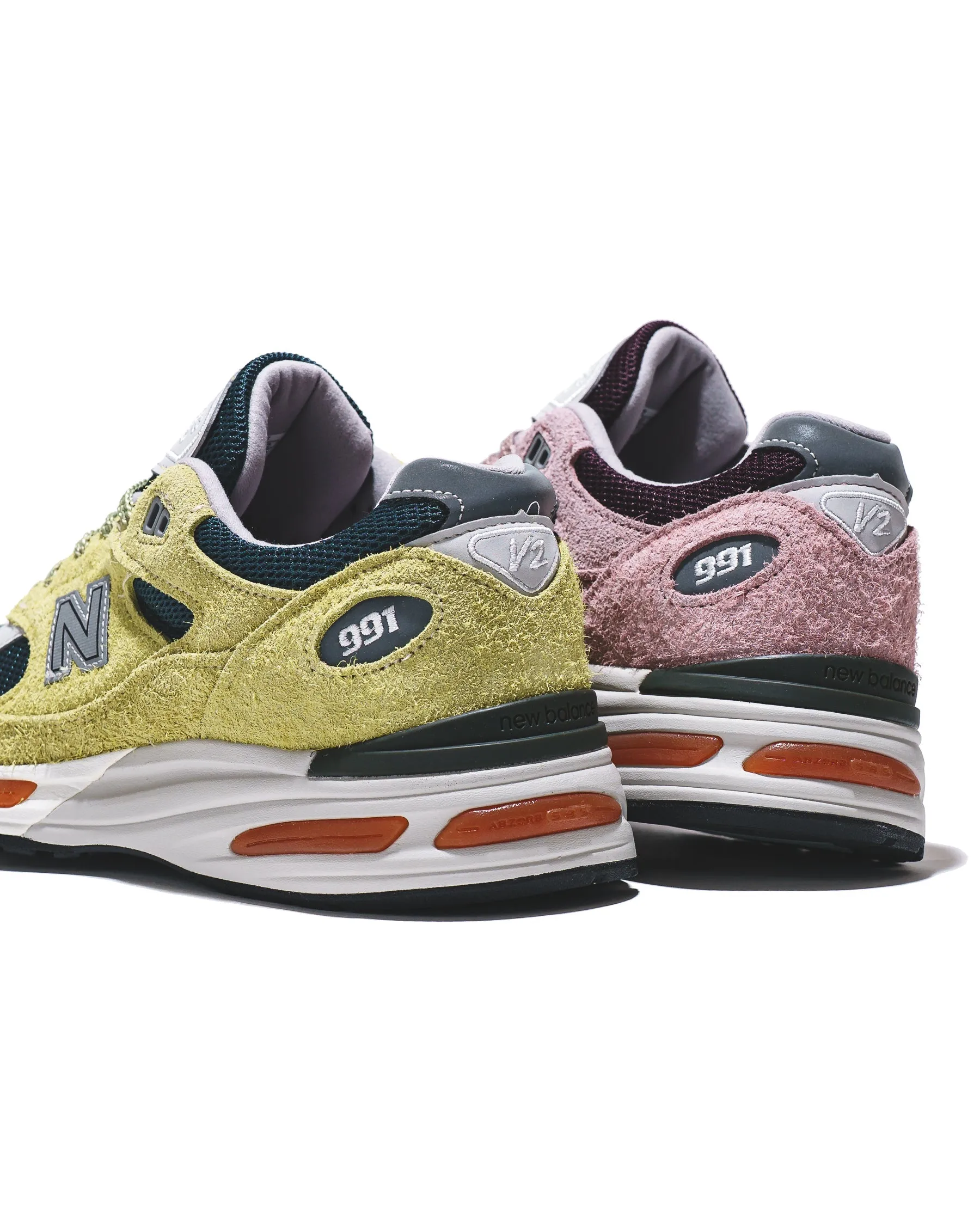 New Balance Unisex Made in UK 991v2 Deauville Mauve Fig U991PR2 Slip On Design