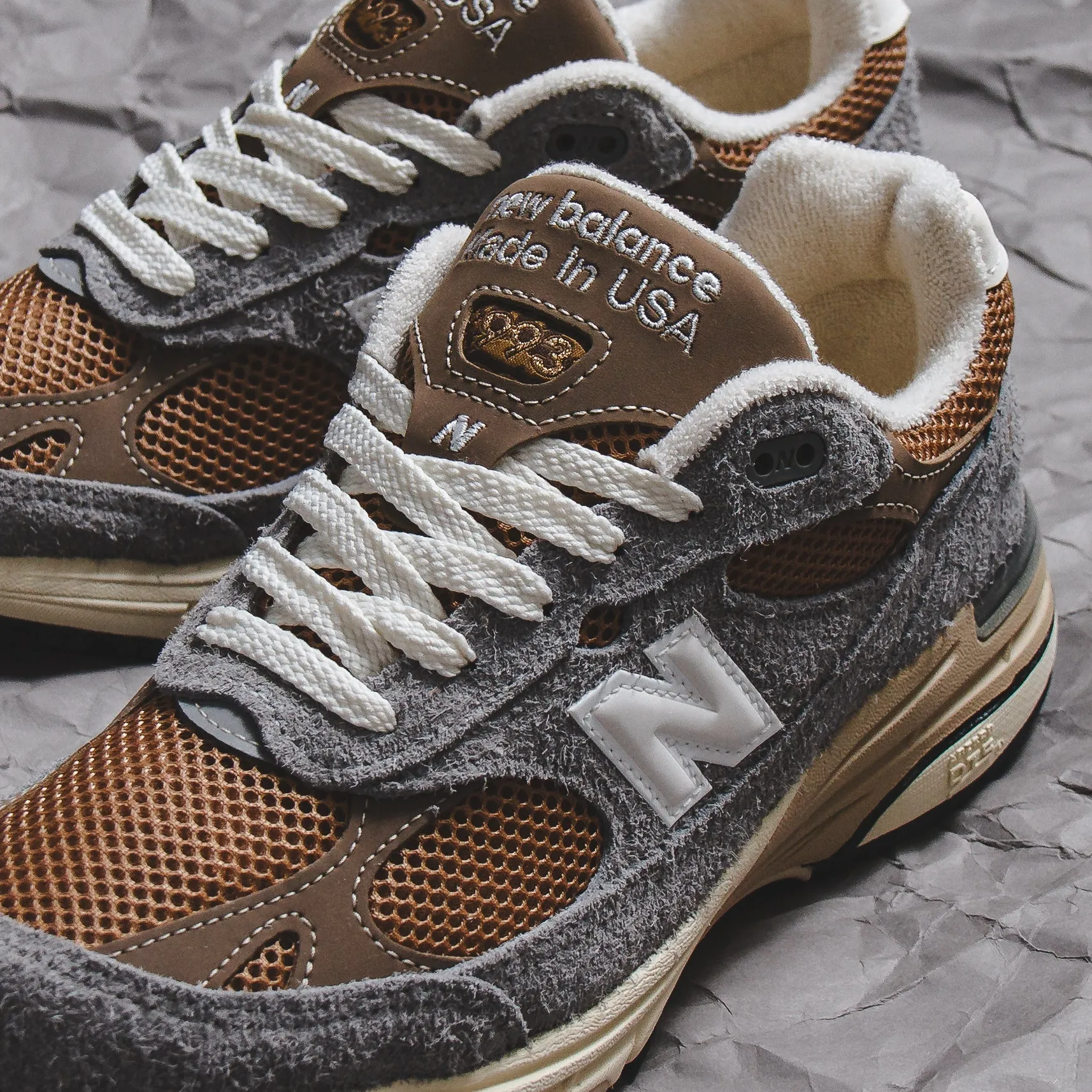 shoe care antimicrobial upper shoes New Balance Unisex 993 Shadow Grey Made In USA Core U993GG