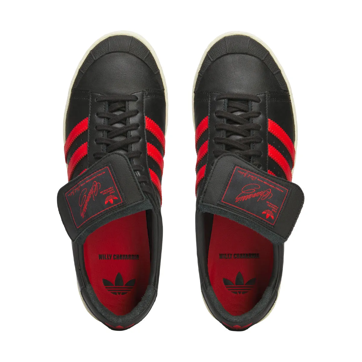   Willy Chavarria Jabbar Lo 'Core Black Red' Micro Perforation