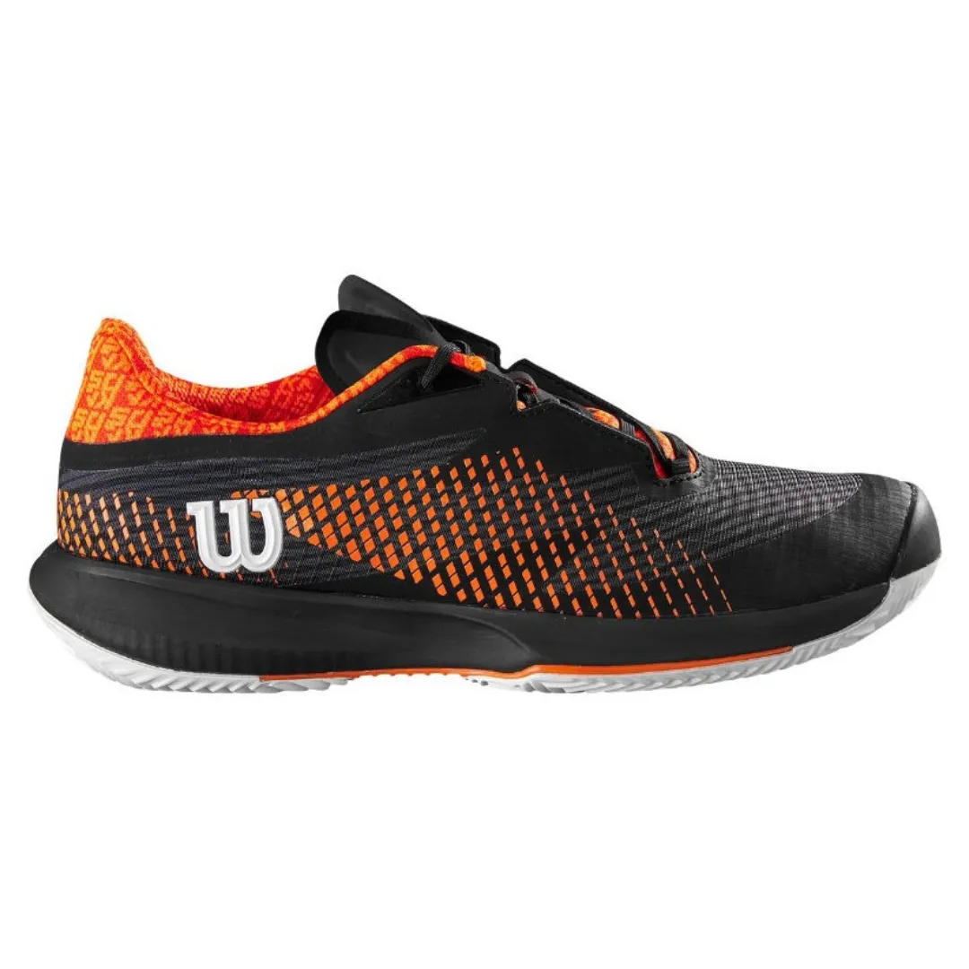 Workout Support Wilson 2023 Kaos Swift 1.5 Men's Tennis Shoes - Black/Phantom/Shocking Orange