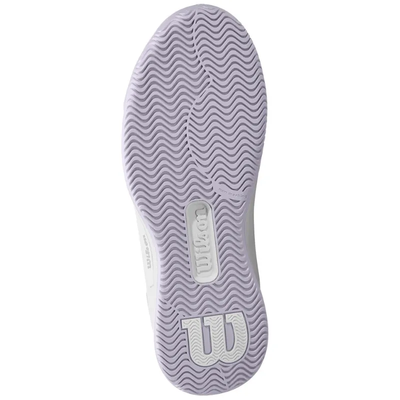 Wilson Intrigue Pro IW Womens Tennis Shoe - White/Lavender Fast Motion Velcro Closure