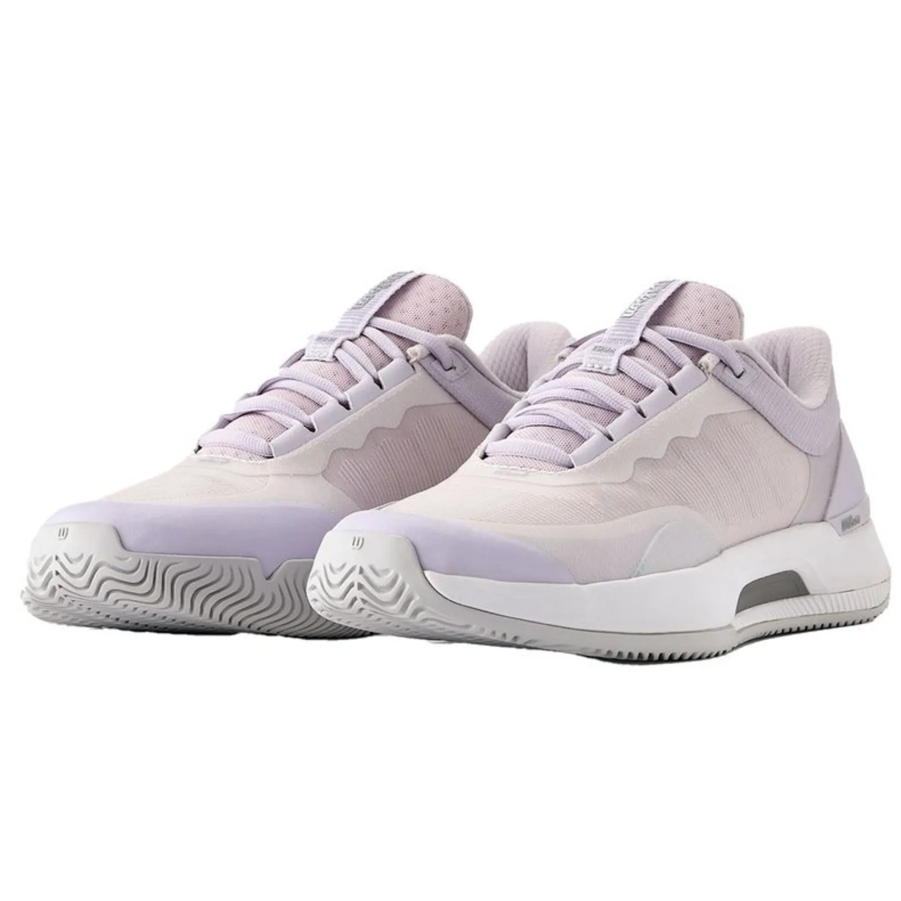 Adjustable Laces Wilson Intrigue Tour IW Womens Tennis Shoe - Lavender/White