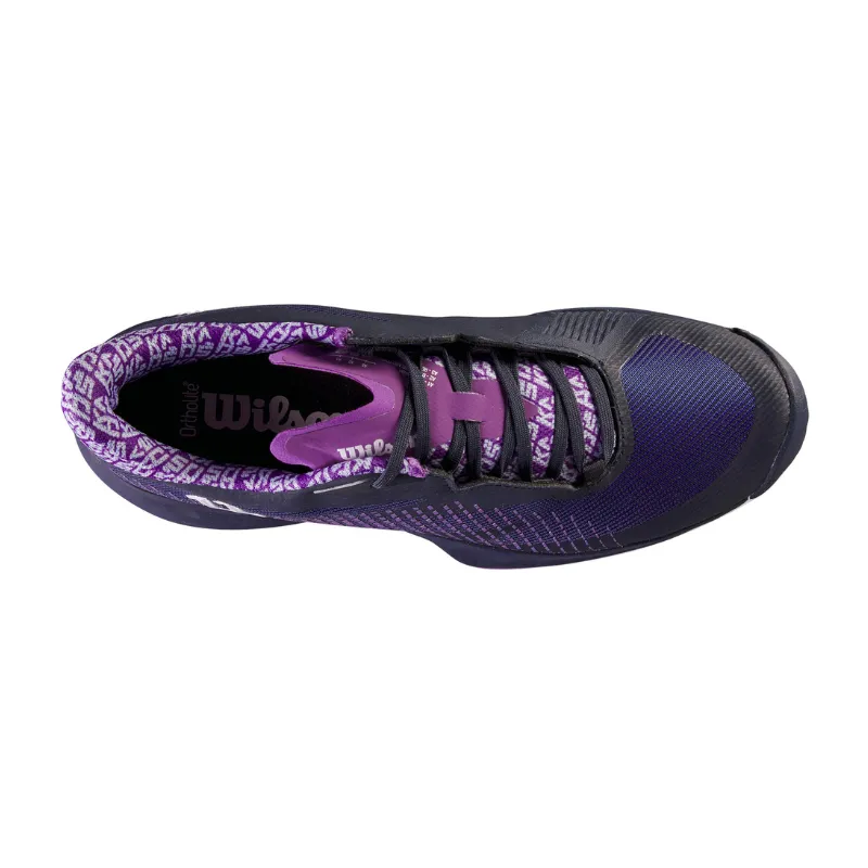 Stability Support Ankle Freedom Wilson Kaos Swift 1.5 Women Tennis Shoes - Navy/Black