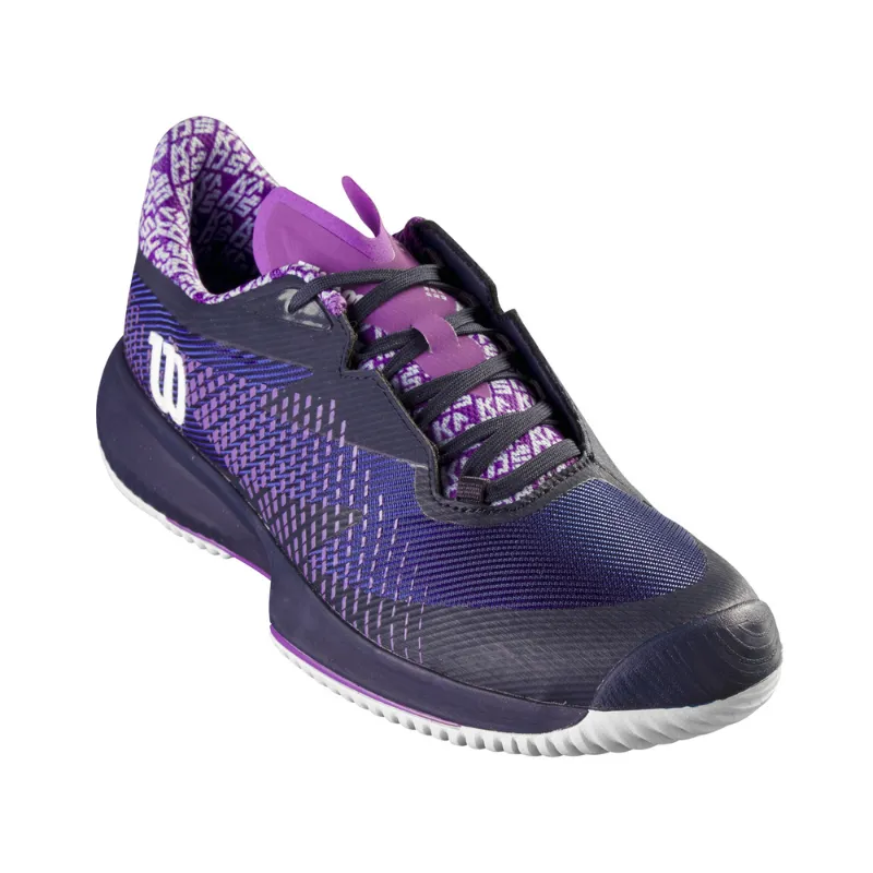 Long Wear Wilson Kaos Swift 1.5 Women Tennis Shoes - Navy/Black