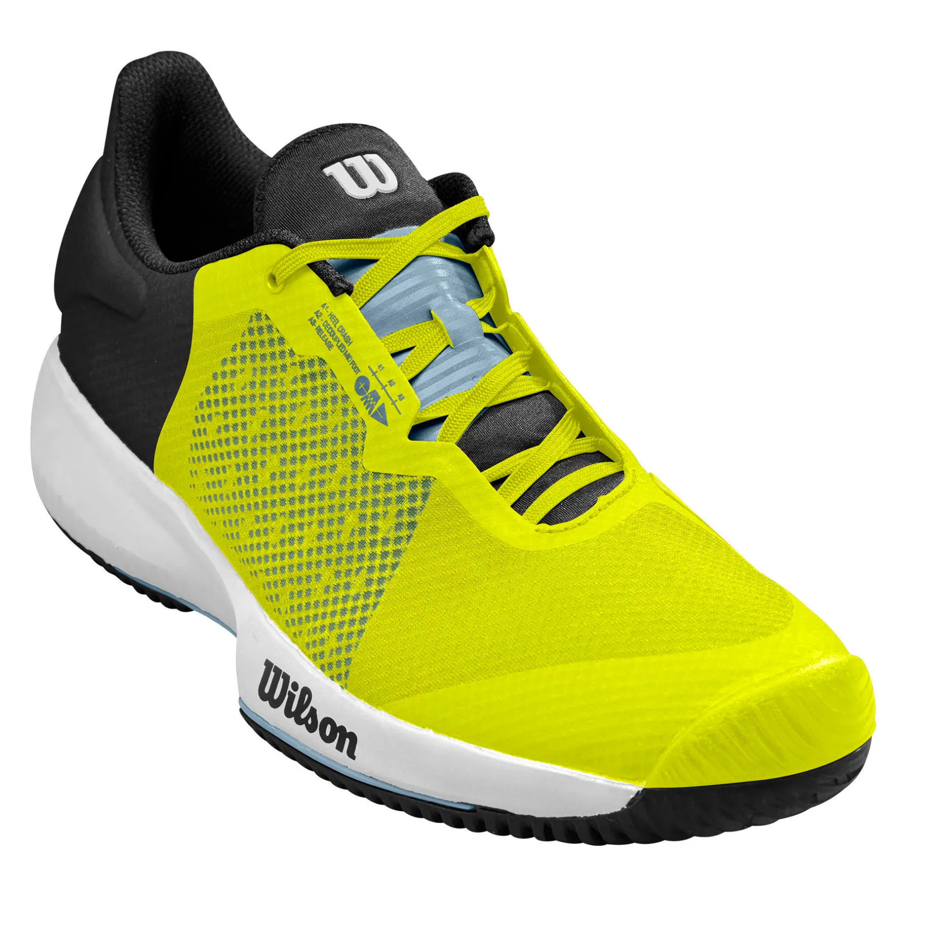 Wilson Kaos Swift Tennis Shoes -  Sulphur Spring/ Blue fog/ Black young adults