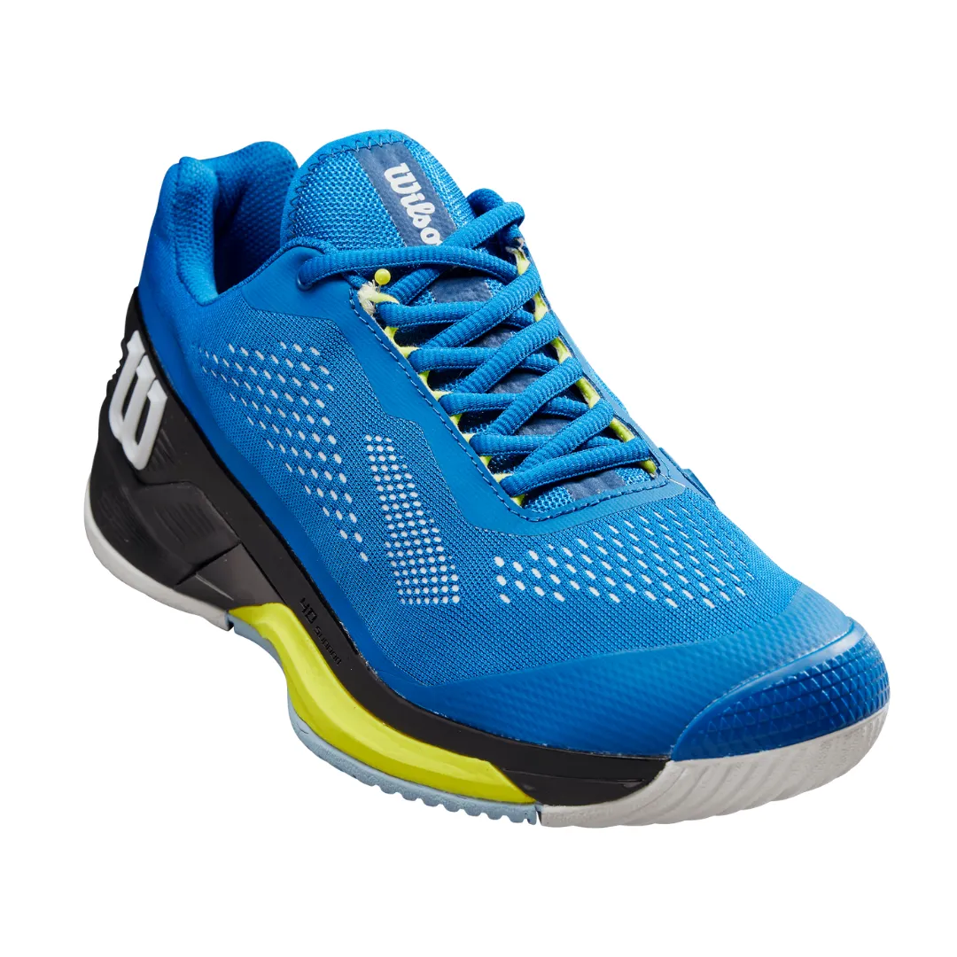 Active Adults Breathable panel Wilson Rush Pro 4.0 Tennis Shoes - Lapis /Bk/Sa