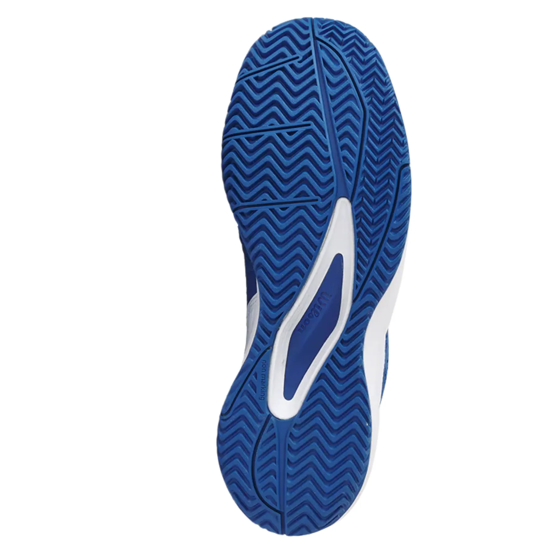Casual Look Wide toe box Wilson RUSH PRO ACE D V Tennis Shoes - Blue/White