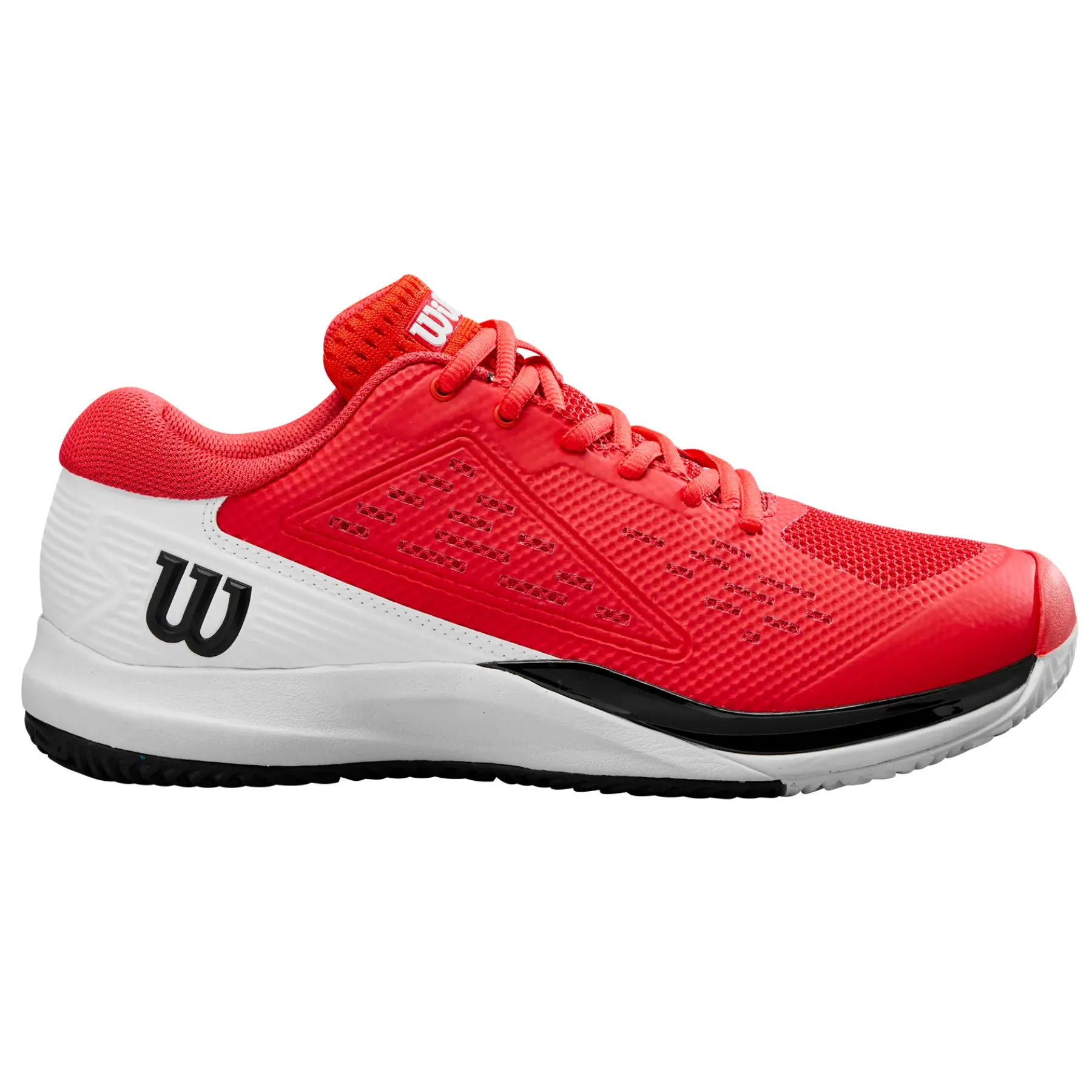 Wilson Rush Pro Ace Mens Tennis Shoes - Red/White/Black Slip On Style