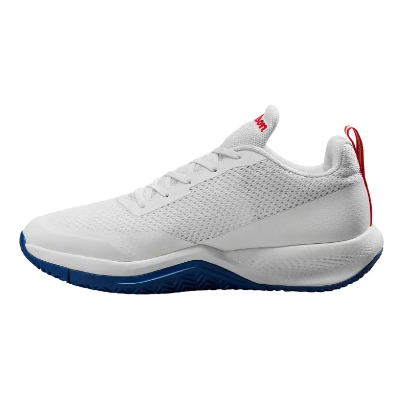 Wilson Rush Pro Lite Men Tennis Shoes - White/Blue Balanced Fit