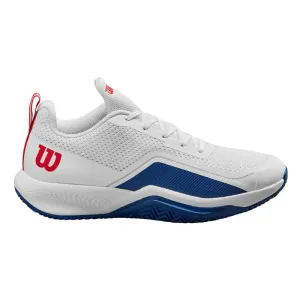 Wilson Rush Pro Lite Men Tennis Shoes - White/Blue Travel Style