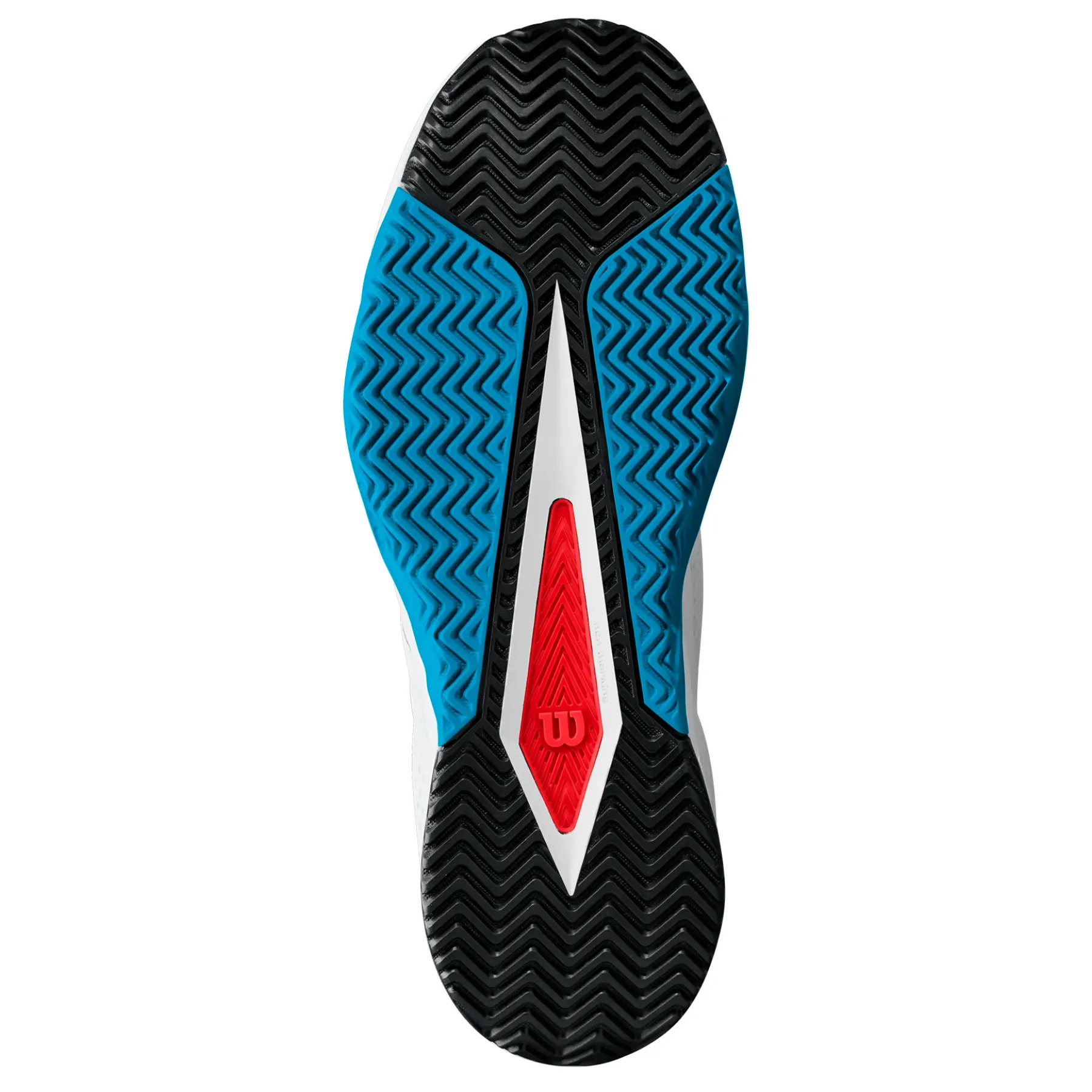 Multi Purpose Flexible Sole Wilson Rush Pro Lite Oz Mens Tennis Shoes - White/Atomic