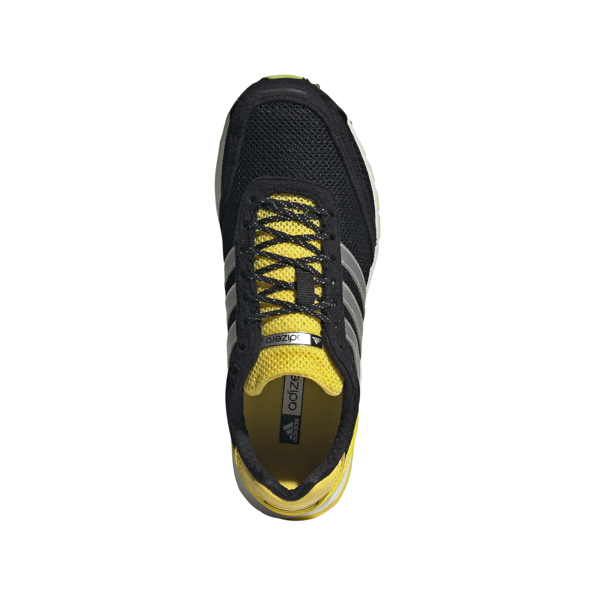 Wmns Adizero Adios OG 'Core Black Silver Yellow' Walk Smart Edge Path
