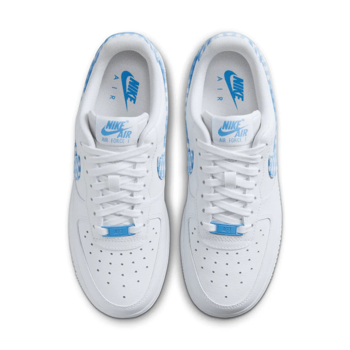 Wmns Air Force 1 ??07 'Gingham Blue' All-purpose sole
